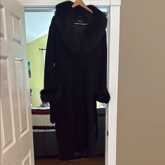 Jones New York Black Pea Coat Sleek Design - Picture 3 of 4